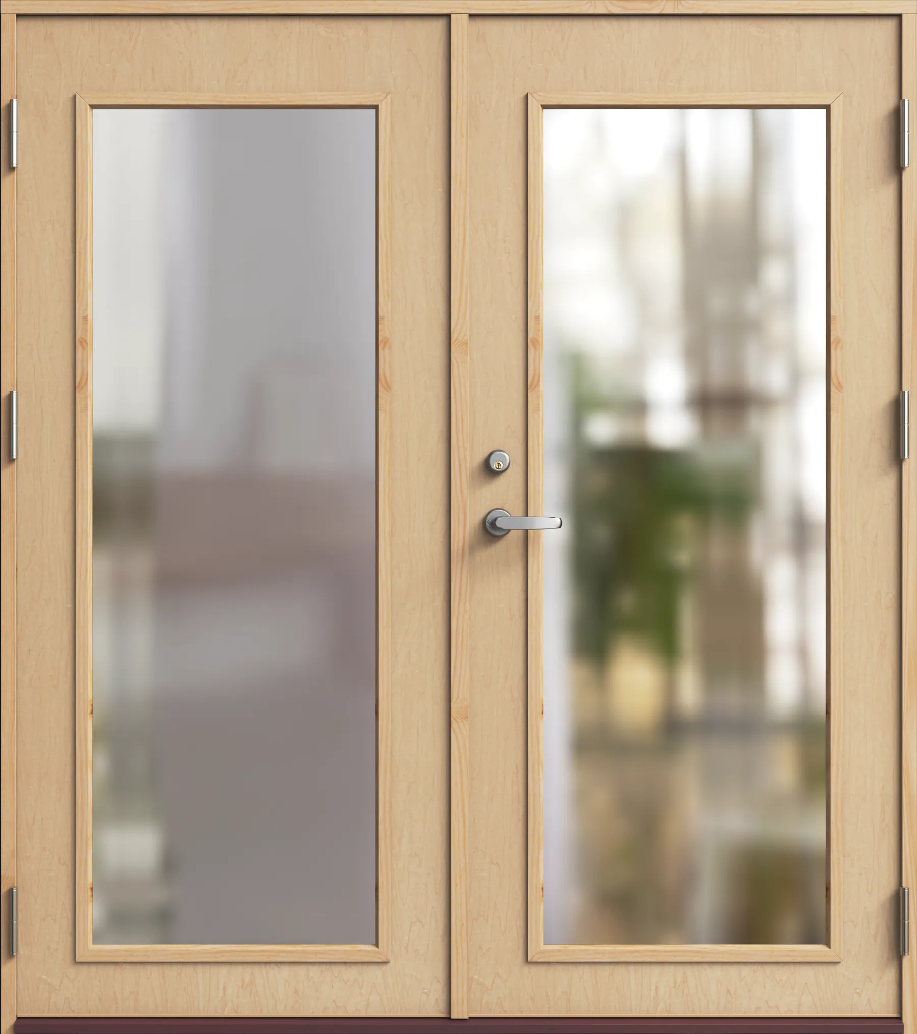 Pardörr 16x18,5 18° helglasasd, HH