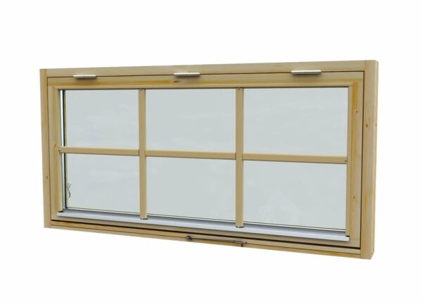 Fönster 12x6 överhängt, med spröjs - Sorsele
